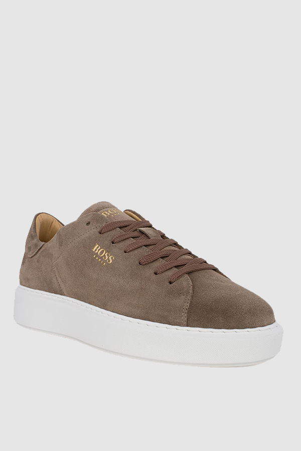 ΠΑΠΟΥΤΣΙΑ SNEAKERS BOSS SHOES - TAUPE SUEDE